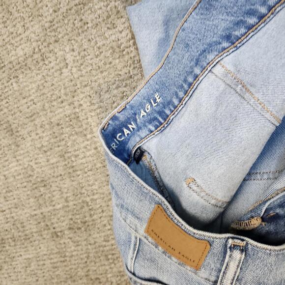 American Eagle Jeans Stovepipe Black Women’s Size 12 Short - Picture 6 of 10